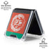 Afghanistan Flag Distressed Galaxy Z Flip6 Clear Case